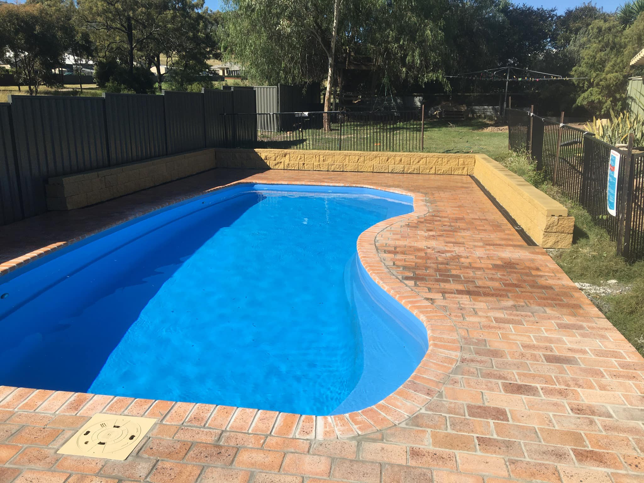 Pools and surrounding